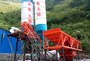 HZS35混凝土攪拌站(圖2) 水電九局35混凝土攪拌站