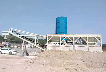 穩(wěn)定土拌和站一體機(jī)(圖6) 岳陽(yáng)400T穩(wěn)定土拌和站一體機(jī)